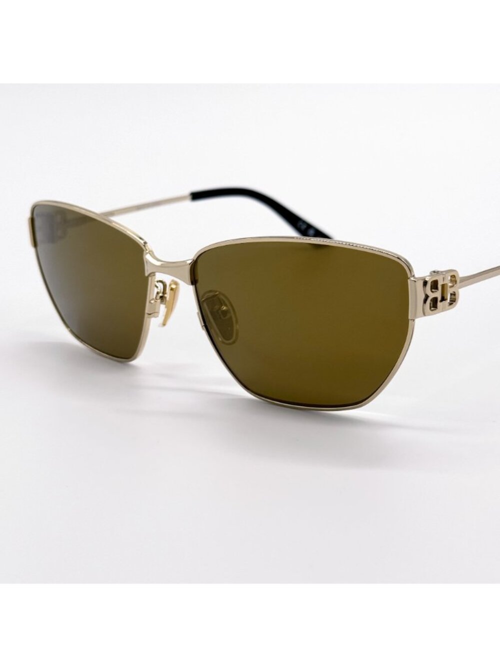 NEW BALENCIAGA BB0337SK 003 SUNGLASSES GOLD WOMEN EYEWEAR BALENCIAGA - Picture 7 of 10